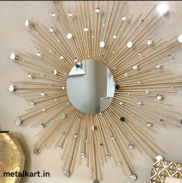 Metalkart Special Cosmic Swirl Wall Mirror (30 x 30 Inches)